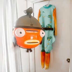 Fortnite Fishstick Costume (Size M 8–10) kids